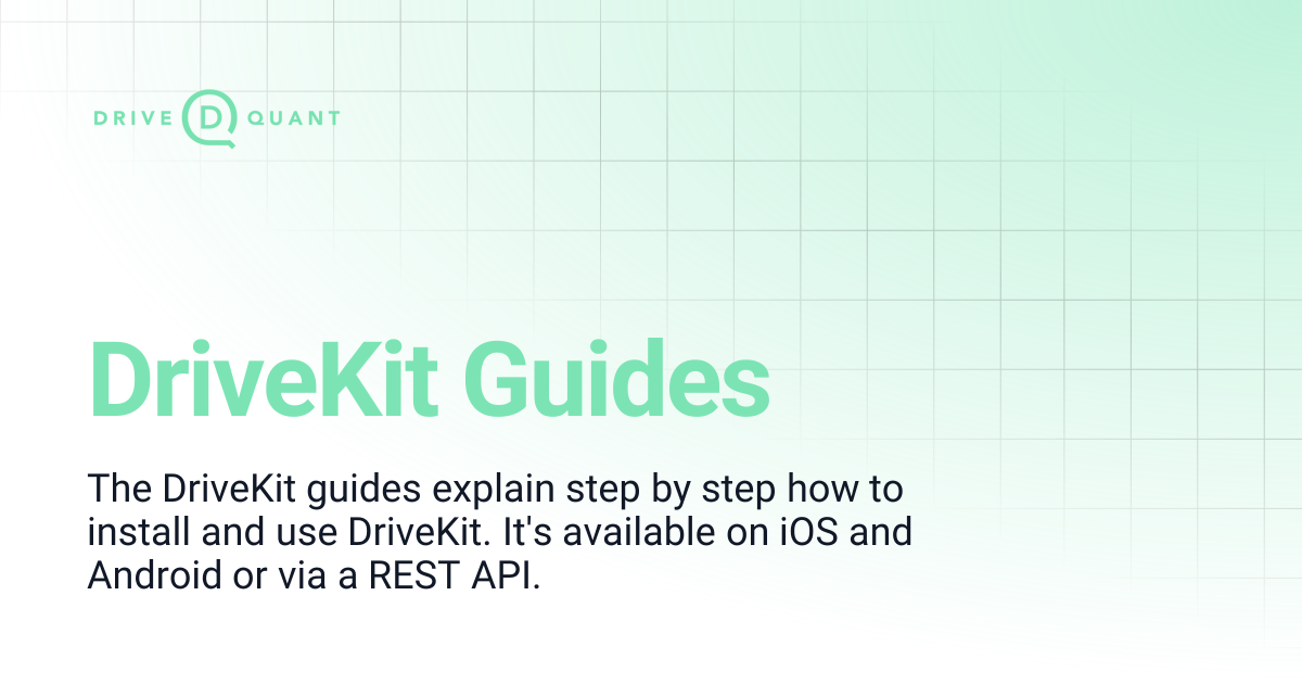 DriveKit Guides | DriveQuant