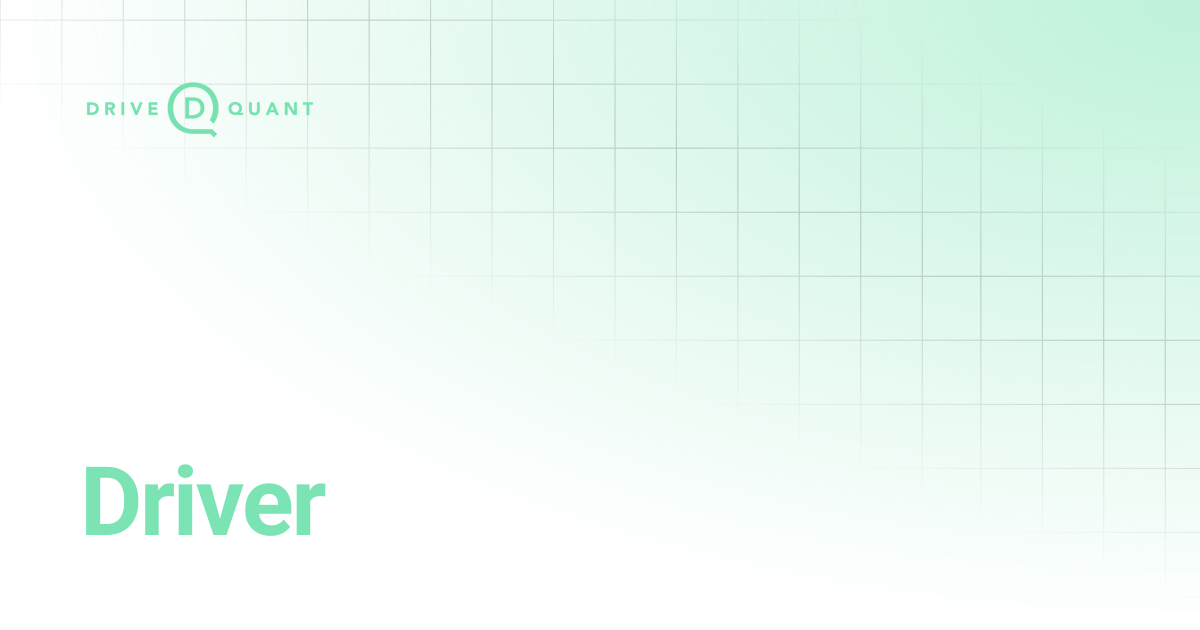 Driver | DriveQuant