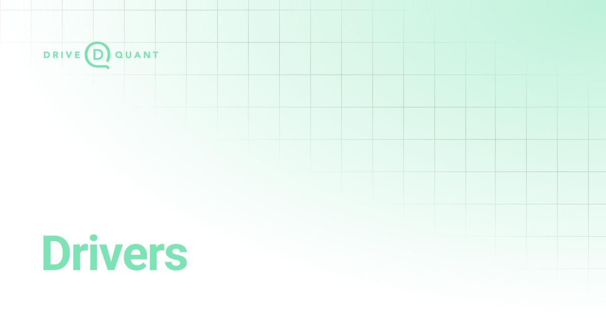 Drivers | DriveQuant